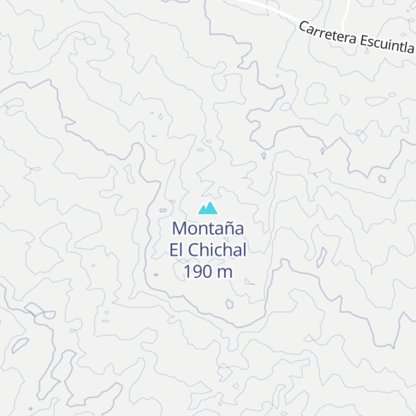 Map of Montaña El Chichal