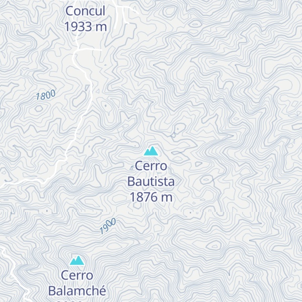 Map of Cerro Bautista