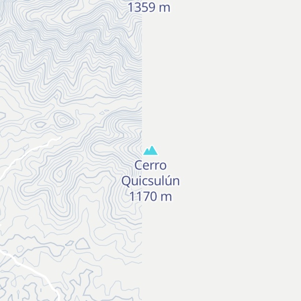 Map of Cerro Quicsulún