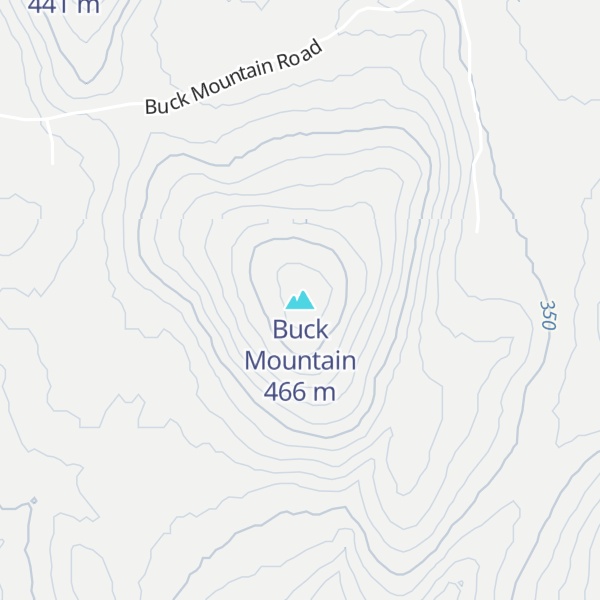Map of Buck Mountain