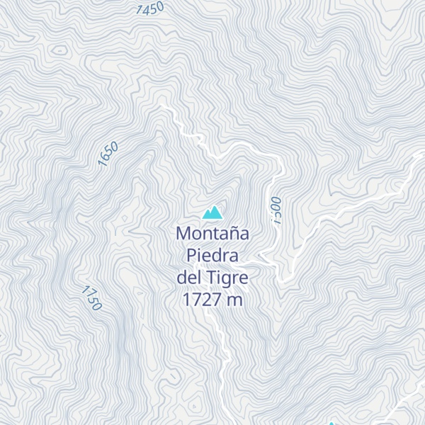 Map of Montaña Piedra del Tigre