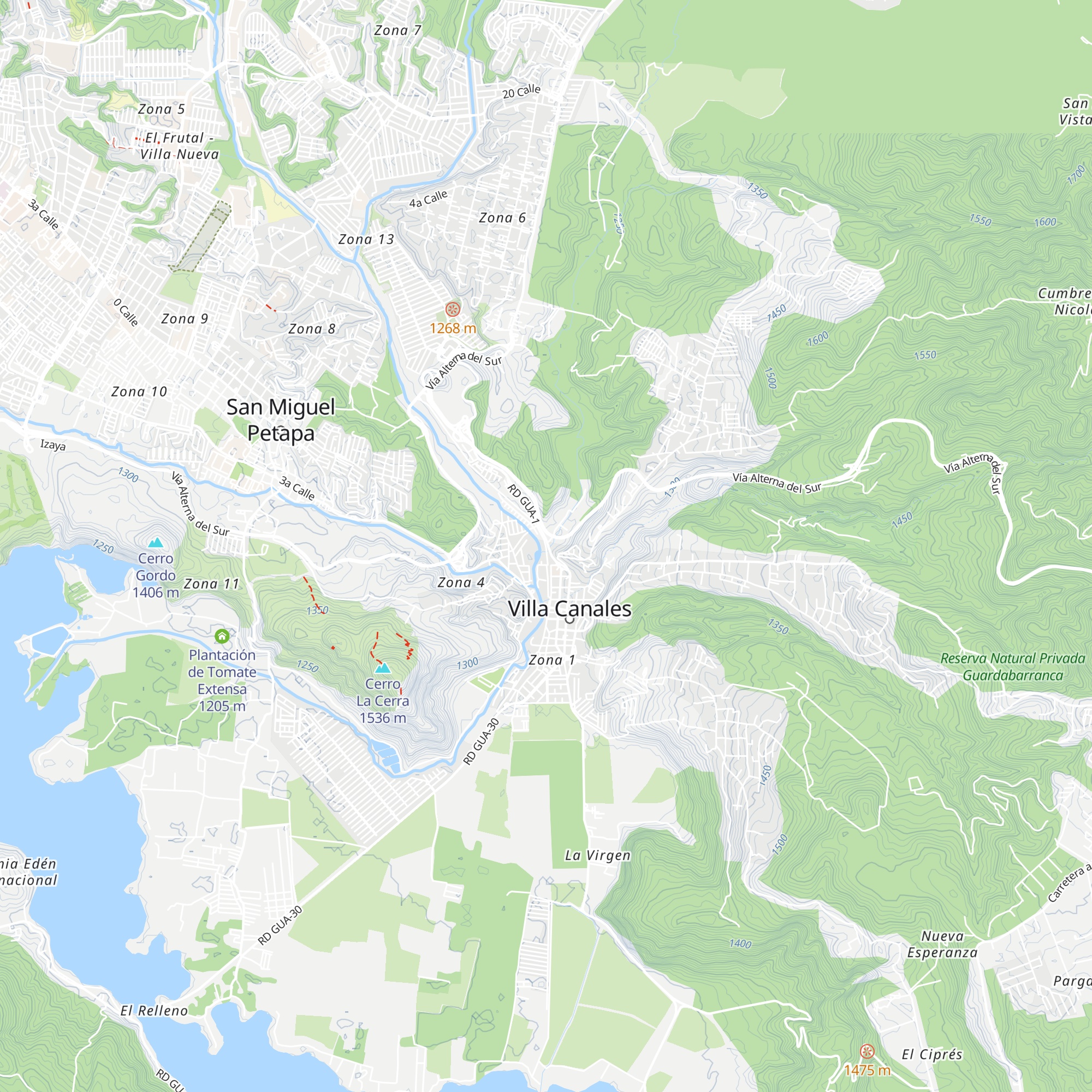 Finca moran cito map