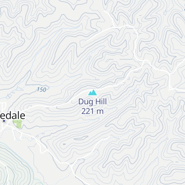 Map of Dug Hill