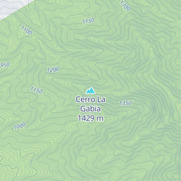 Map of Cerro La Gabia