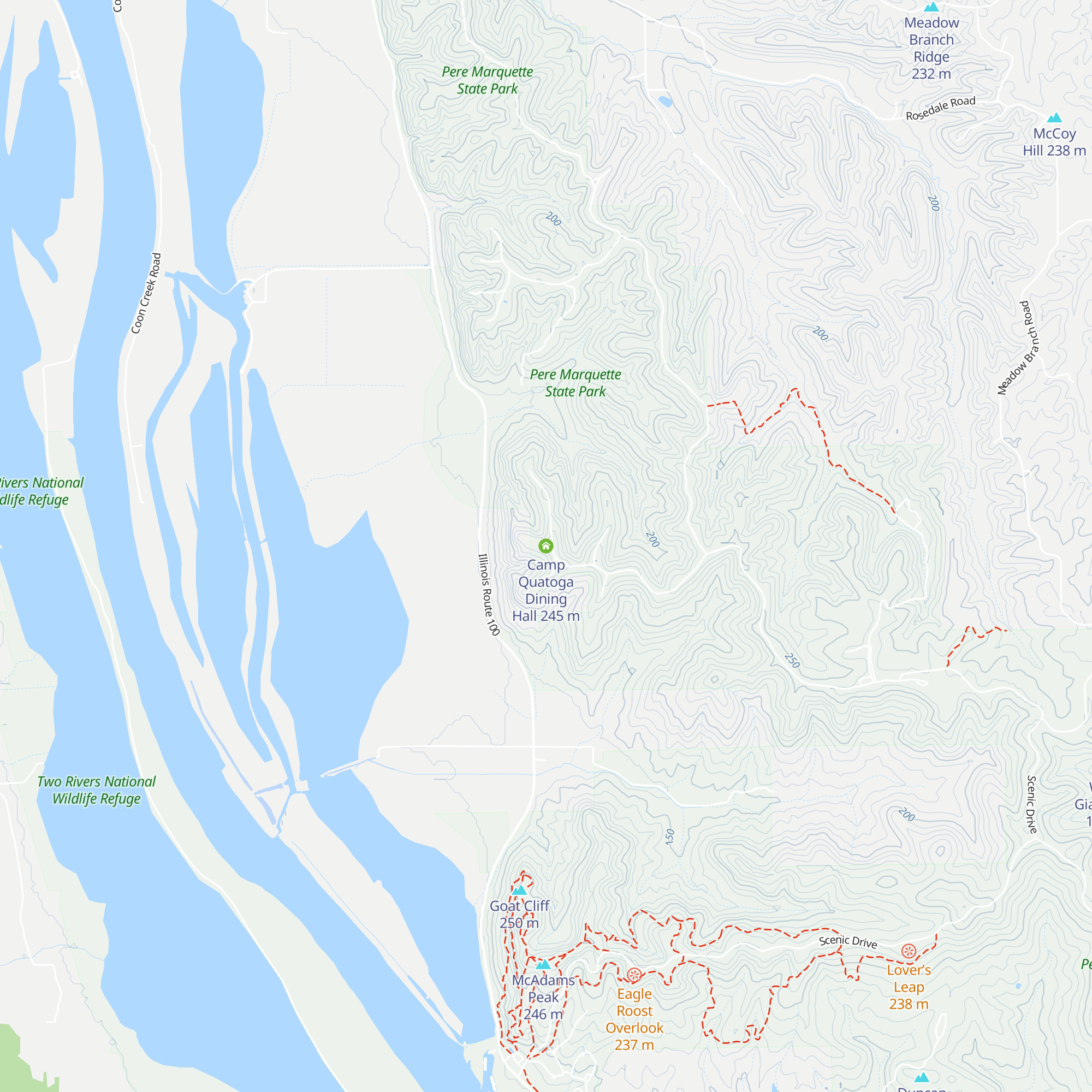 Camp Quatoga Dining Hall map