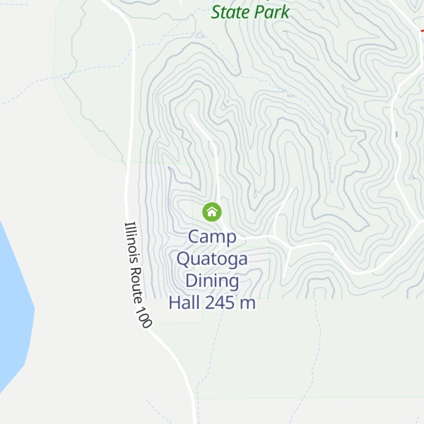 Map of Camp Quatoga Dining Hall