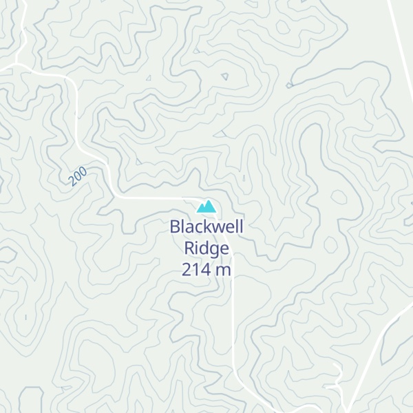 Map of Blackwell Ridge