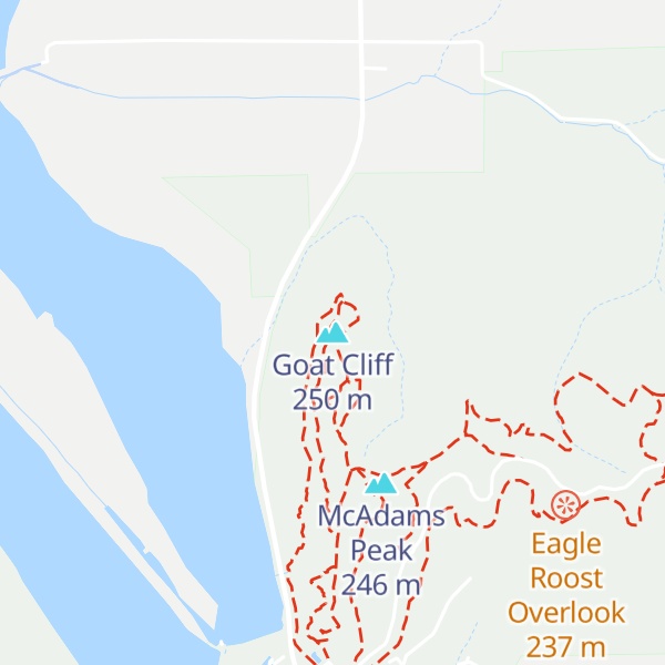 Map of Goat Cliff