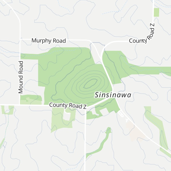 Map of Sinsinawa Mound