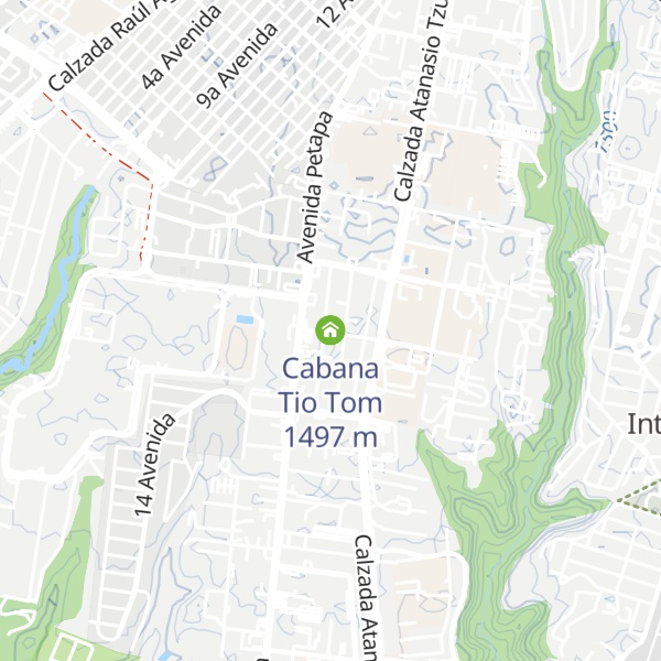 Map of Cabana Tio Tom