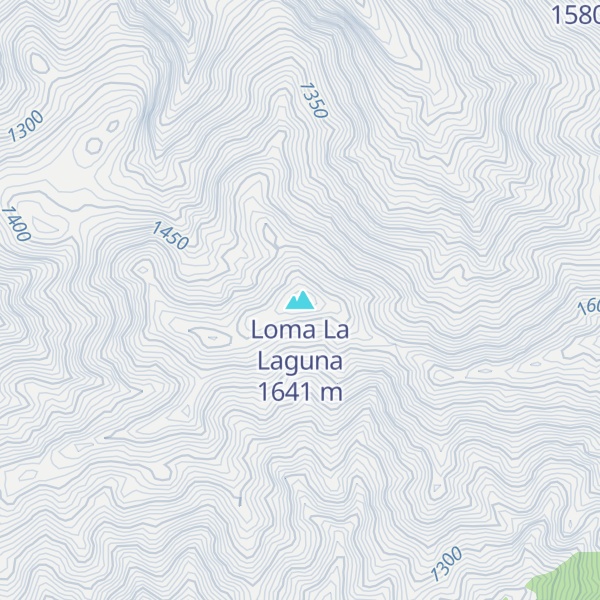 Map of Loma La Laguna