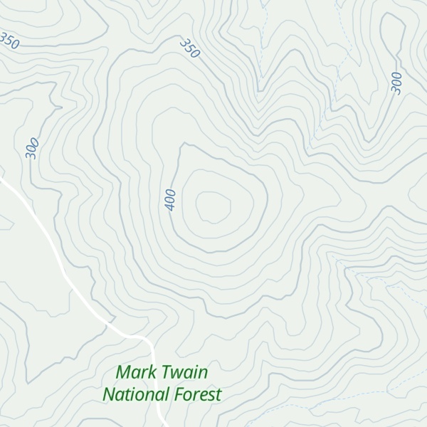 Map of Brown Mountain