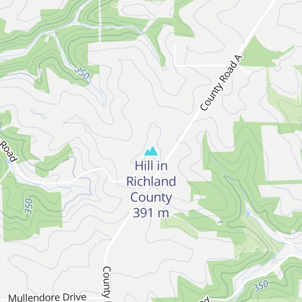 Map of Hill in Richland County