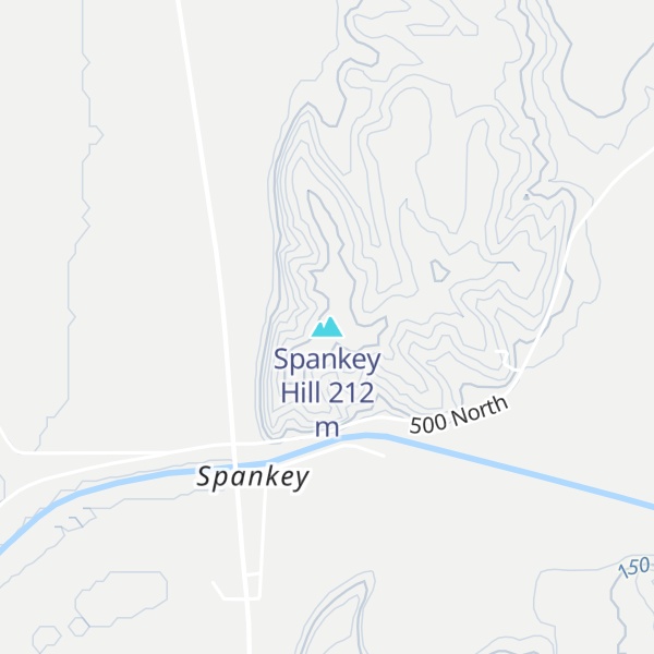 Map of Spankey Hill