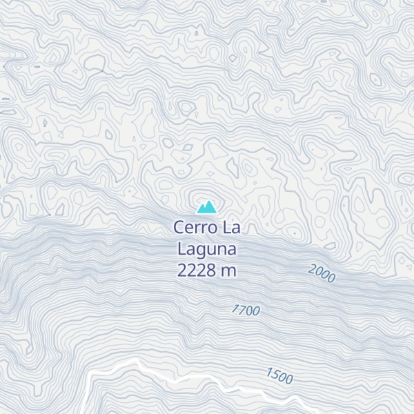 Map of Cerro La Laguna