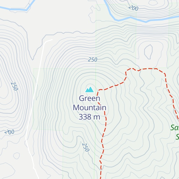 Map of Green Mountain