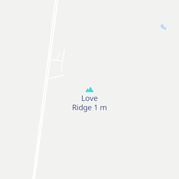 Map of Love Ridge