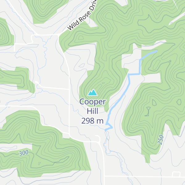 Map of Cooper Hill