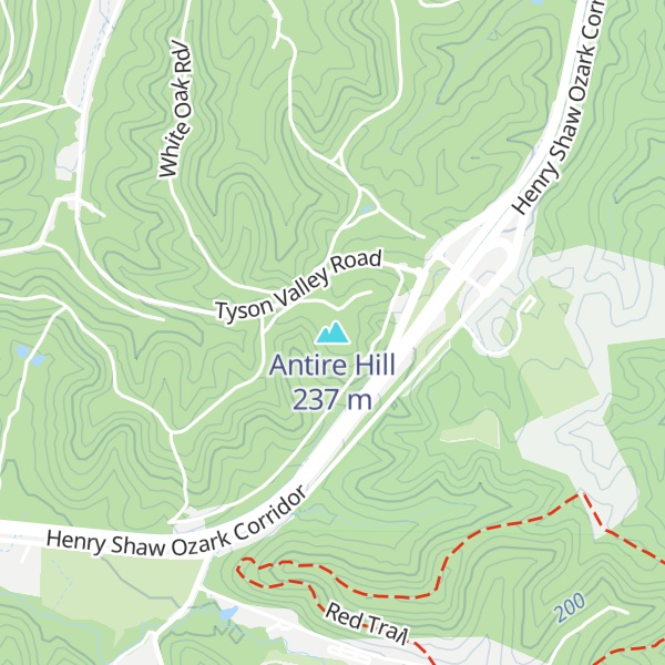Map of Antire Hill