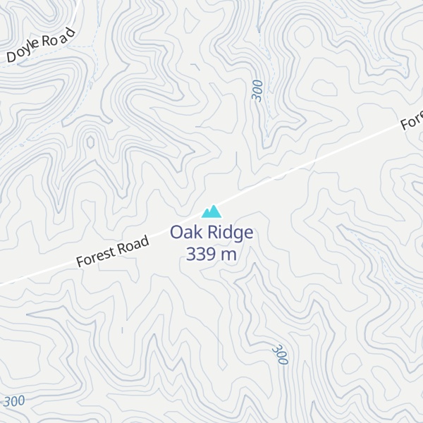 Map of Oak Ridge