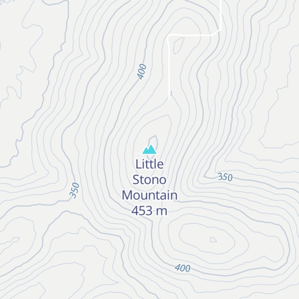 Map of Little Stono Mountain