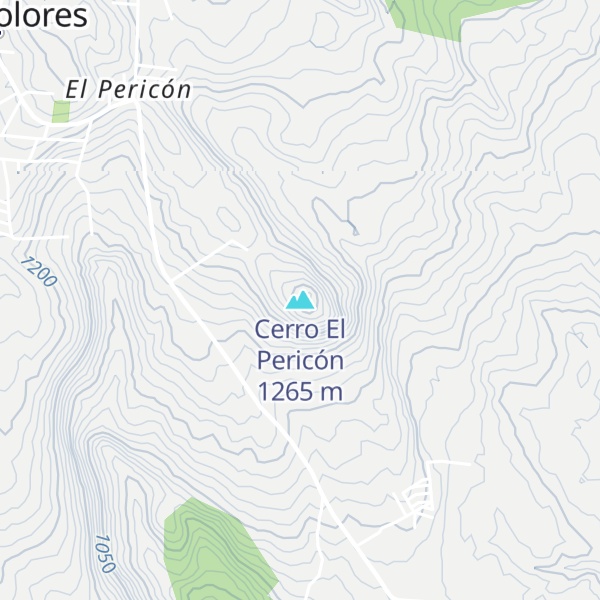 Map of Cerro El Pericón