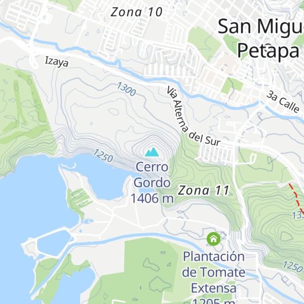 Map of Cerro Gordo