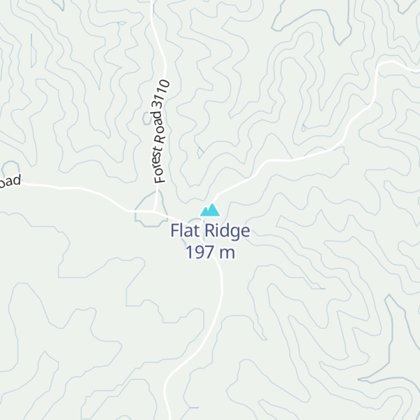 Map of Flat Ridge