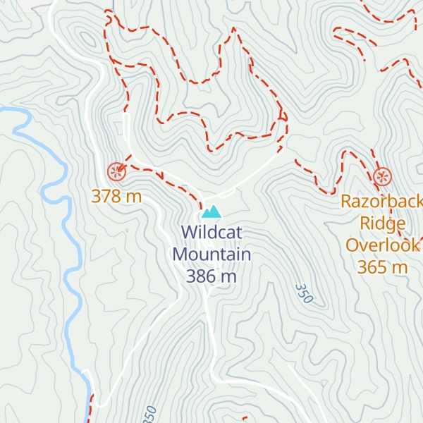 Map of Wildcat Mountain