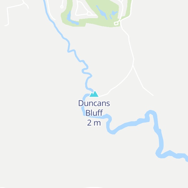 Map of Duncans Bluff