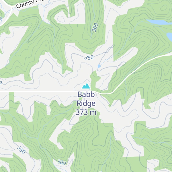 Map of Babb Ridge