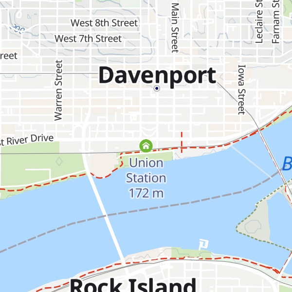 Map of Union Station