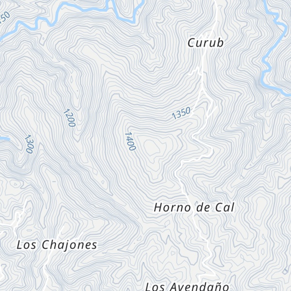 Map of Cerro Curub