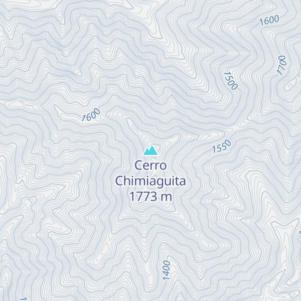Map of Cerro Chimiaguita