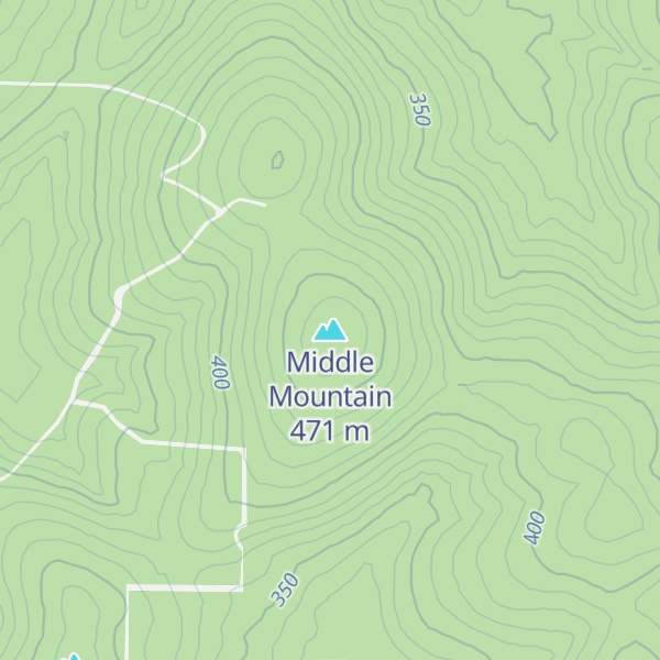 Map of Middle Mountain