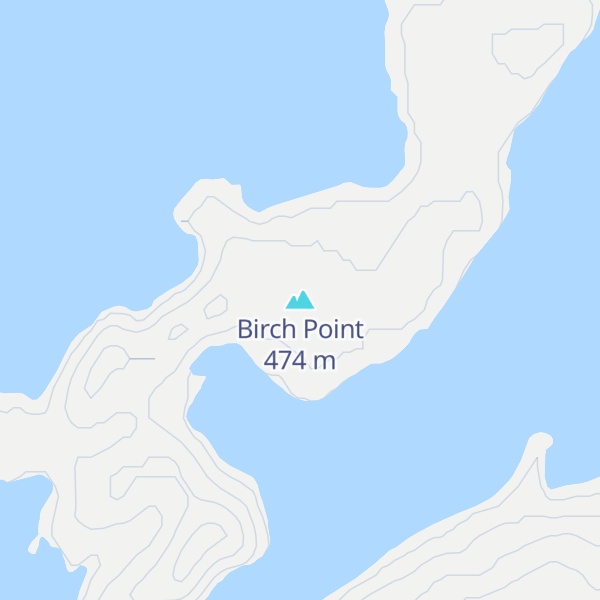 Map of Birch Point