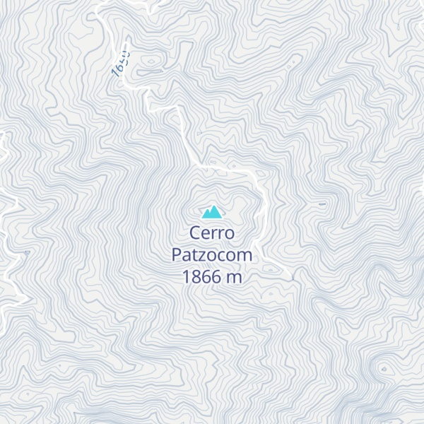 Map of Cerro Patzocom