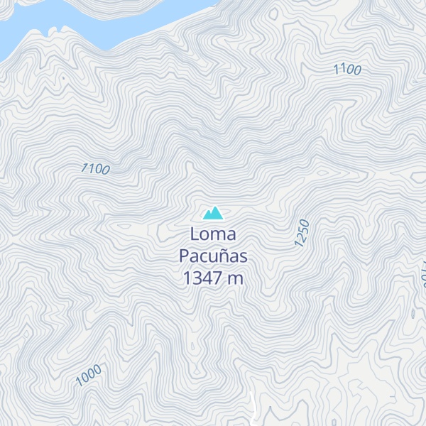 Map of Loma Pacuñas