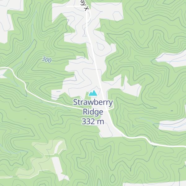 Map of Strawberry Ridge