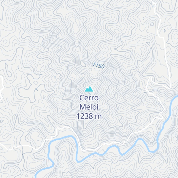 Map of Cerro Meloi