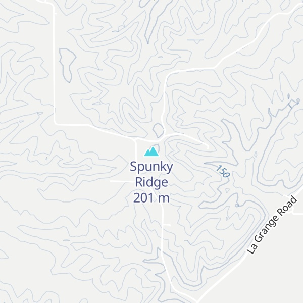 Map of Spunky Ridge