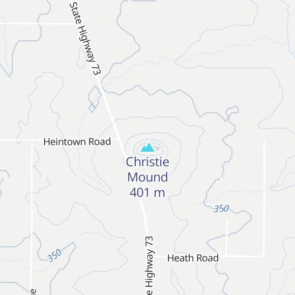 Map of Christie Mound