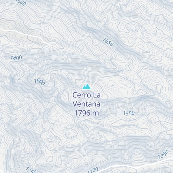 Map of Cerro La Ventana