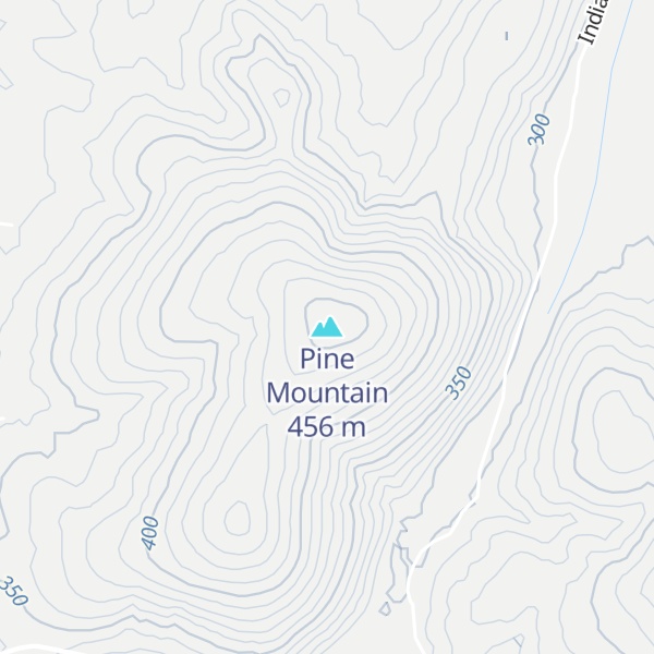 Map of Pine Mountain