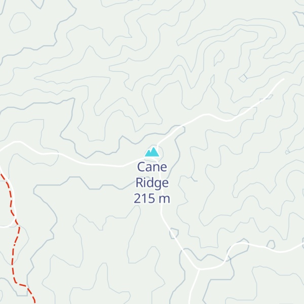 Map of Cane Ridge