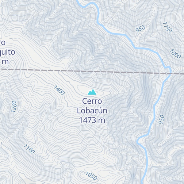Map of Cerro Lobacún