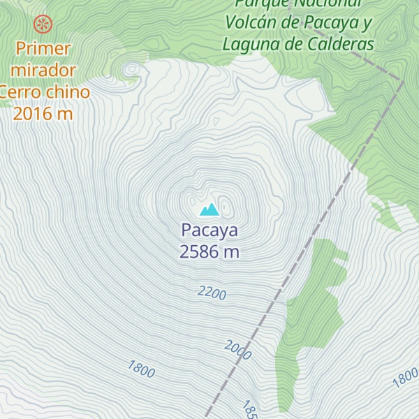 Map of Pacaya