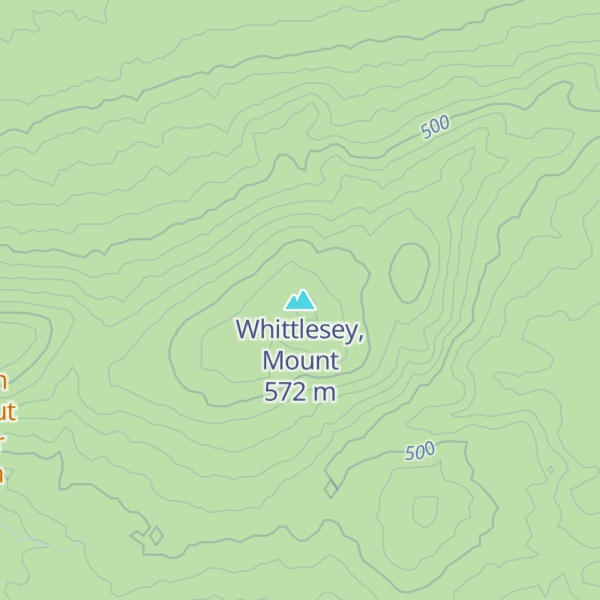 Map of Whittlesey, Mount