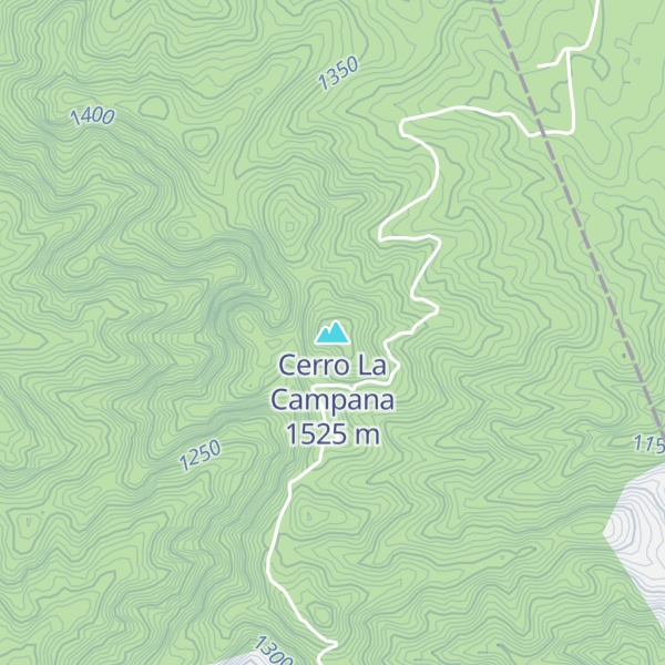 Map of Cerro La Campana