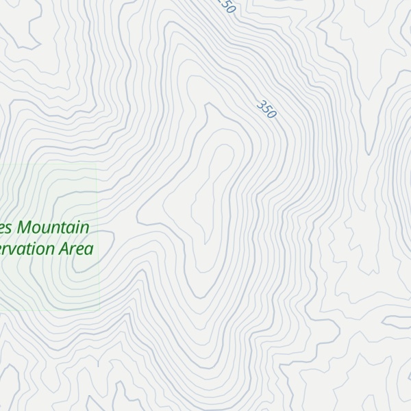 Map of Des Arc Mountain